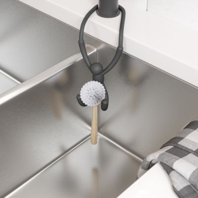 UMBRA BUDDY FLEX Поставка за кухненска гъба, черен