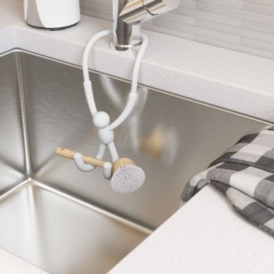 UMBRA BUDDY FLEX SINK CADDY WHITE