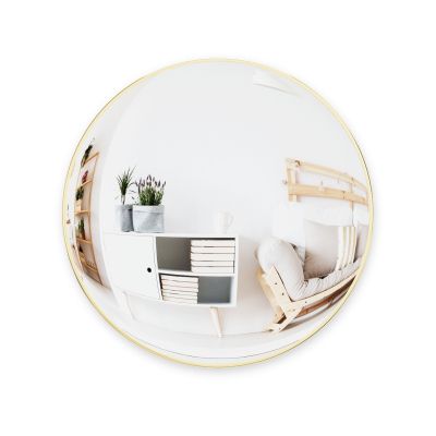 UMBRA CONVEXA MIRROR 23" BRASS