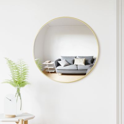 UMBRA CONVEXA MIRROR 23" BRASS