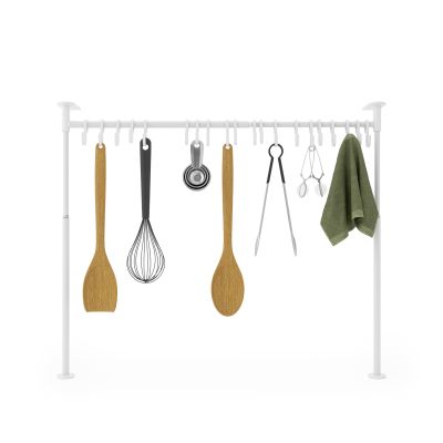 UMBRA ANYWHERE KITCHEN TENSION 20 HOOK WHITE