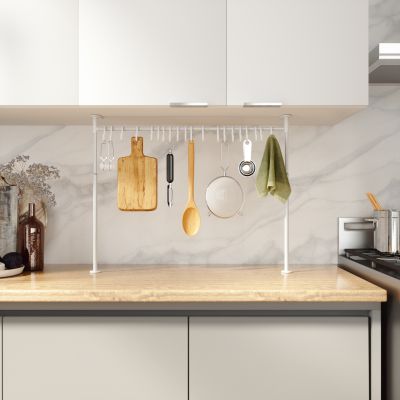 UMBRA ANYWHERE KITCHEN TENSION 20 HOOK WHITE