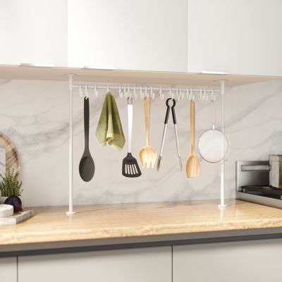UMBRA ANYWHERE KITCHEN TENSION 20 HOOK WHITE