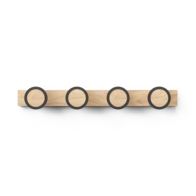 Umbra HUB RAIL 4 HOOK BLK/NAT
