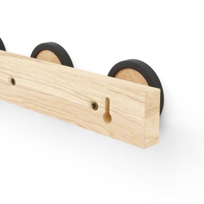 Umbra HUB RAIL 4 HOOK BLK/NAT