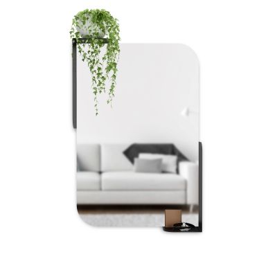 UMBRA ALCOVE MIRROR 30x20 BLACK