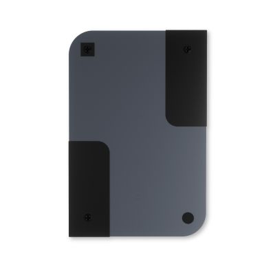 UMBRA ALCOVE MIRROR 30x20 BLACK