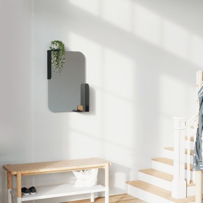 UMBRA ALCOVE MIRROR 30x20 BLACK