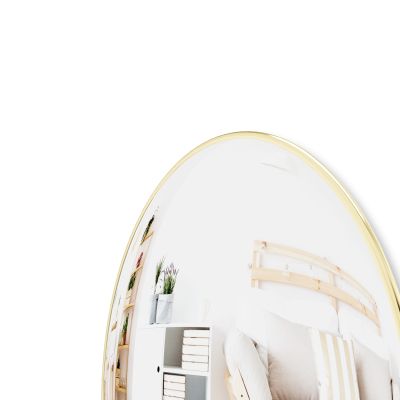 UMBRA CONVEXA MIRROR 23" BRASS