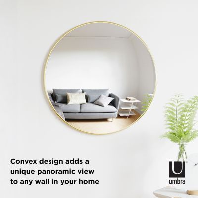 UMBRA CONVEXA MIRROR 23" BRASS