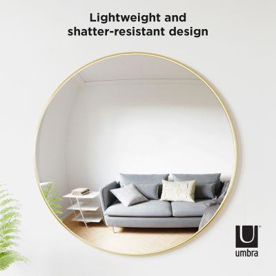 UMBRA CONVEXA MIRROR 23" BRASS