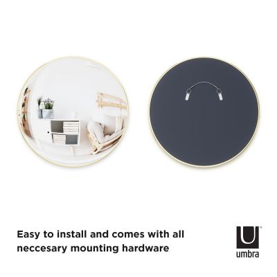 UMBRA CONVEXA MIRROR 23" BRASS